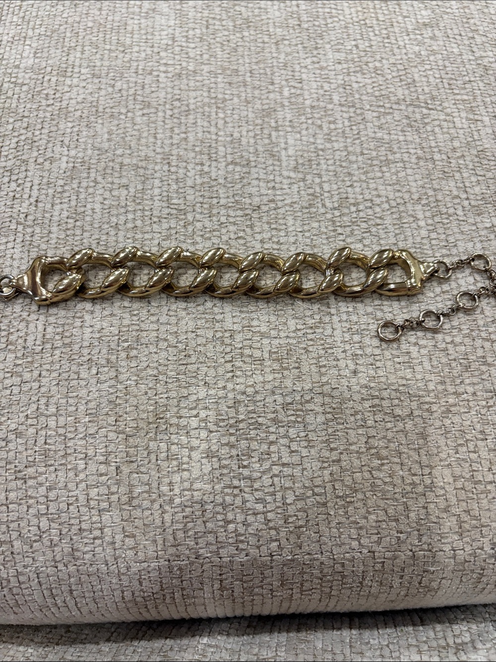 Banana Republic Polished Gold Link Bracelet with Extender
